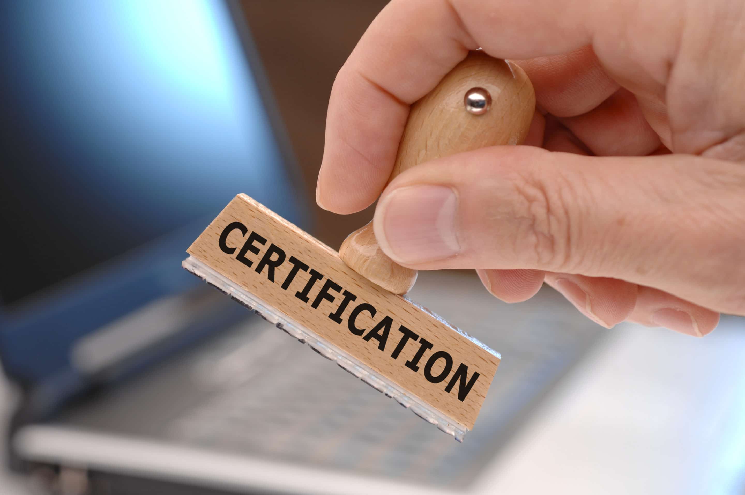 Dossier de certification professionnelle